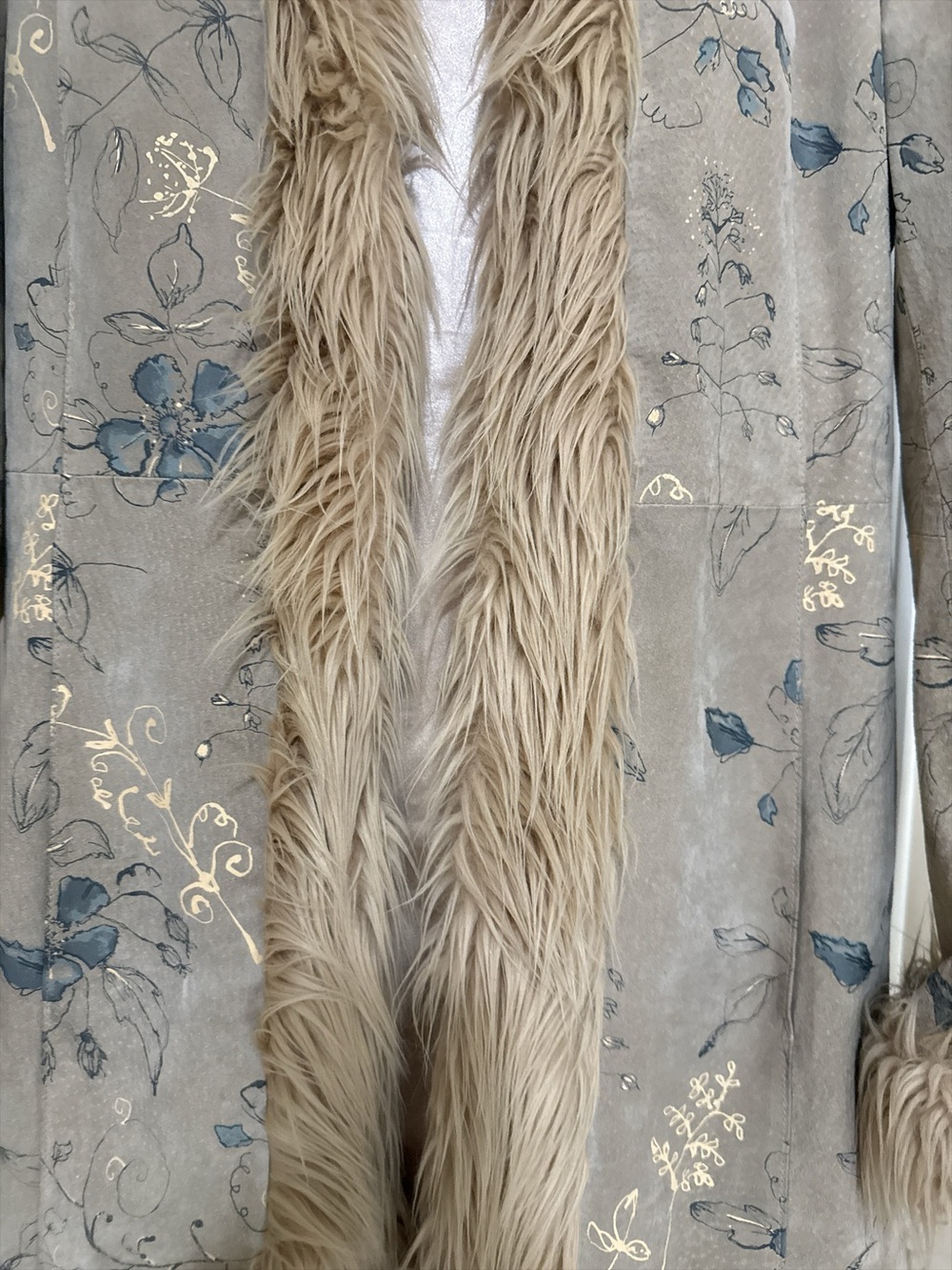 ✨ VINTAGE WILSONS LEATHER MAXIMA FLORAL COAT ✨ Size Small - Picture 6 of 14